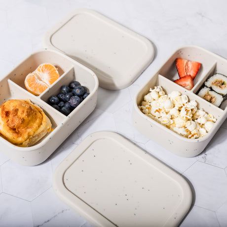 Bento Snack Boxes (4 Pack)- Reusable 4-Compartment Meal Prep Containers for  Kids and Adults, Perfect Food Storage Containers - AliExpress