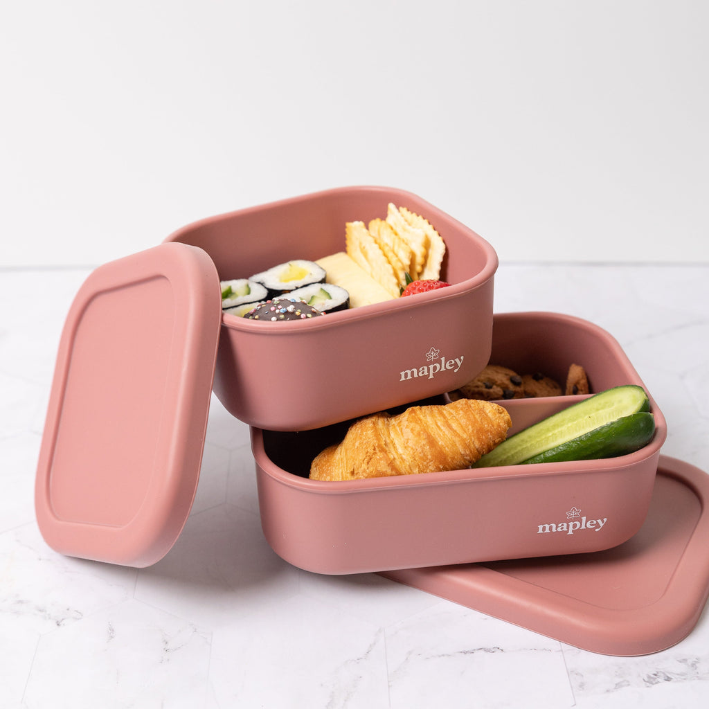 Mapley Mapley's Silicone Bento Boxes: Smashproof and leakproof.