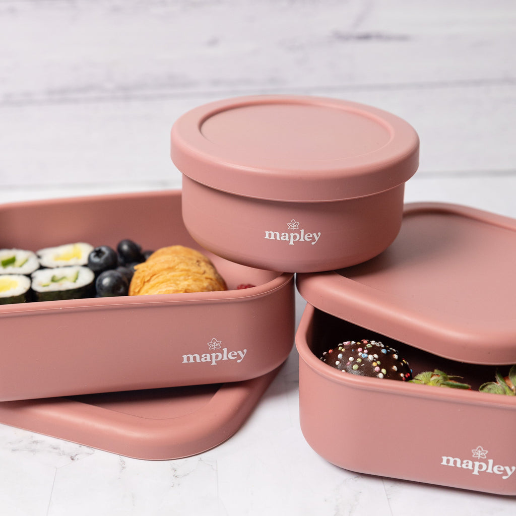 Mapley Mapley Silicone Lunch Boxes: Less Waste, More Savings, and Eco-Friendly